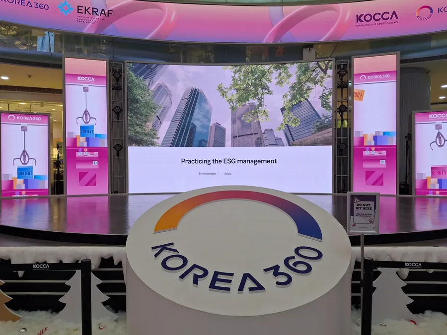 Main Stage Atrium K-Life and K-Live Brand Showcase by Kocca Korea 360