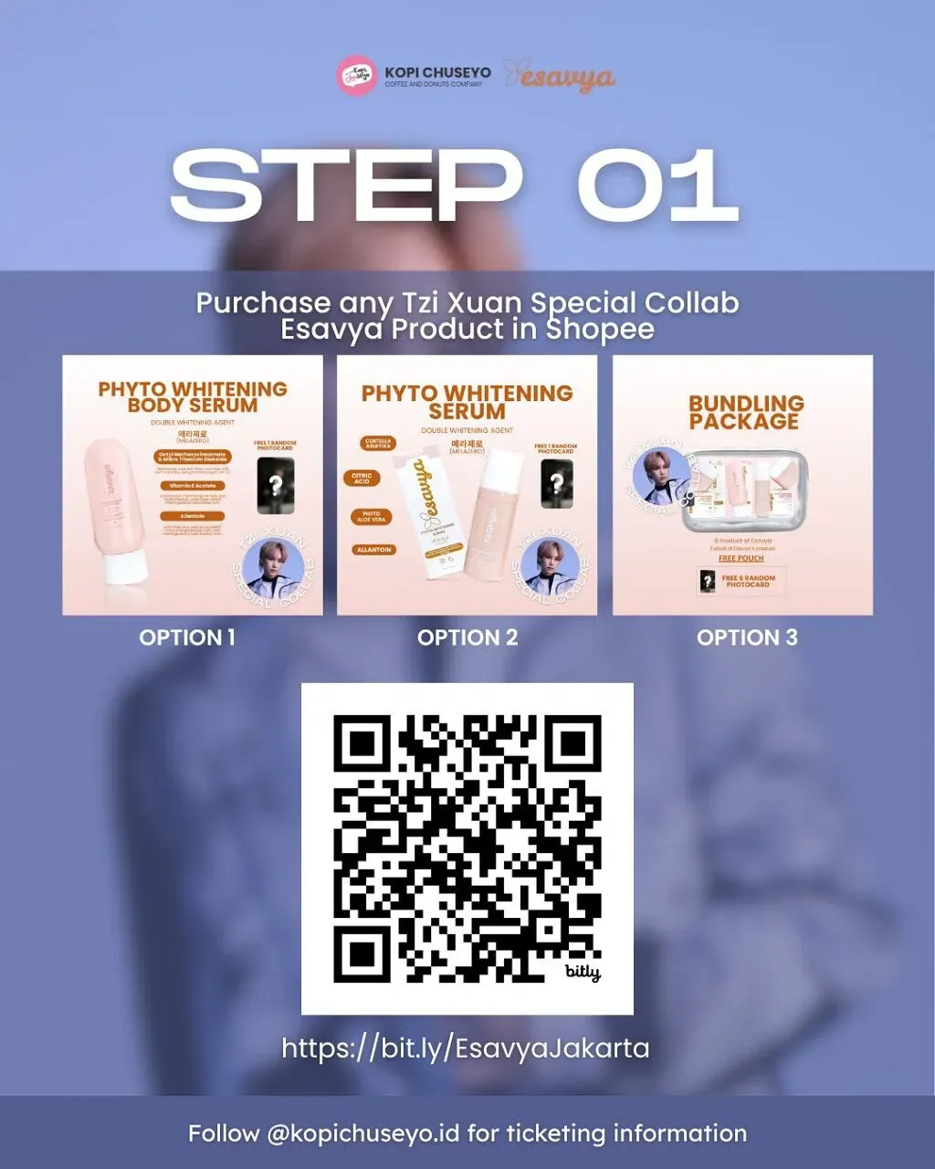 How to get entry ticket to Tzi Xuan First Fansign Jakarta Step 1