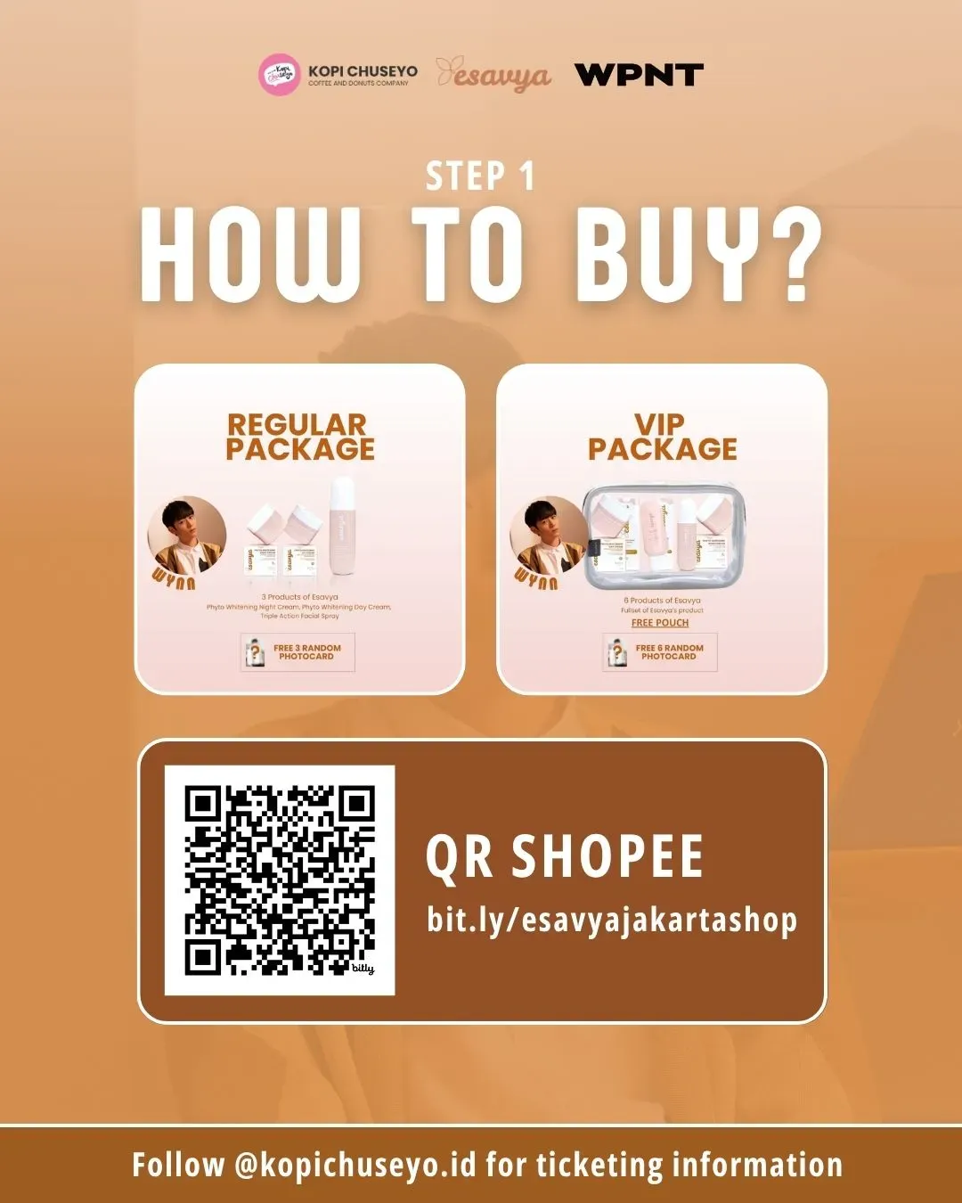 How to get entry ticket to Wynn First Fansign Jakarta Step 1